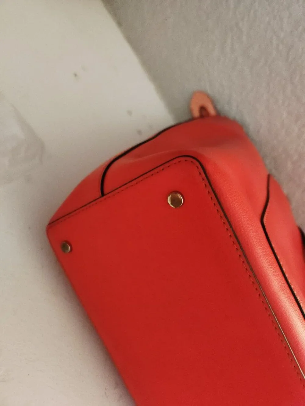 Like New Kate Spade NY Adel Coral Leather Shoulder Bag Purse